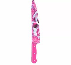 Couteau Crâne Rose 37 cm