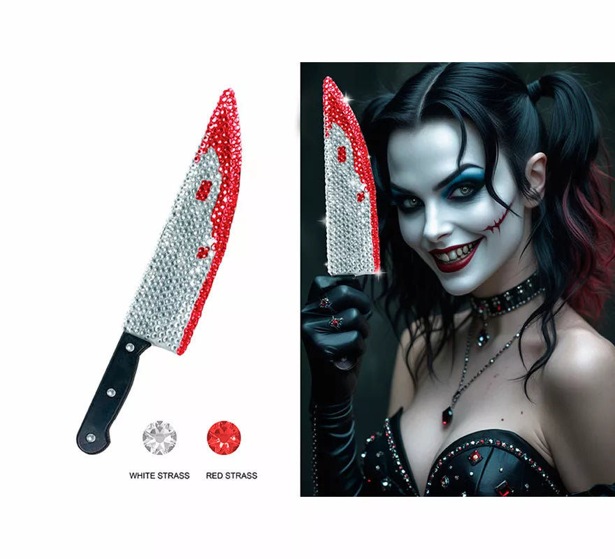 Translation missing: fr.Cuchillo Ensangrentado con Brillantes de 38 cm