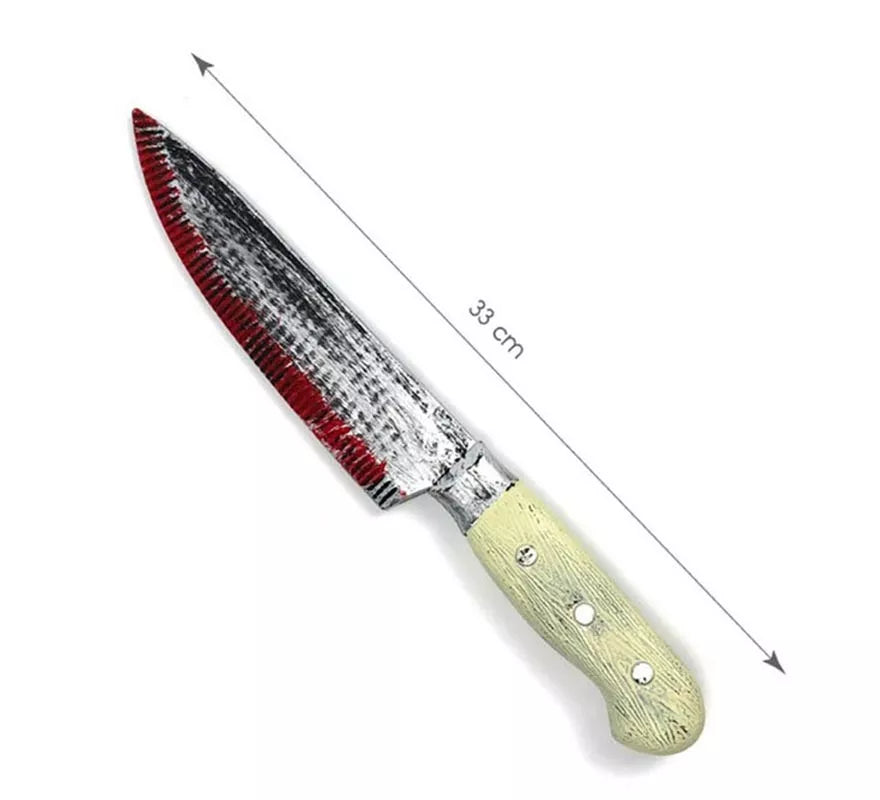 Translation missing: fr.Cuchillo Manchado con sangre de 33 cm