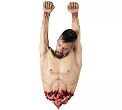 La décoration du corps mutilé et photocalls de l'homme
