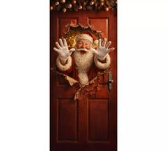 Décoration de porte Père Noël 80x180 cm