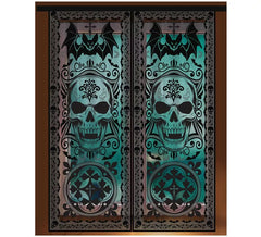 Décoration de fenêtre gothique 102x213 cm