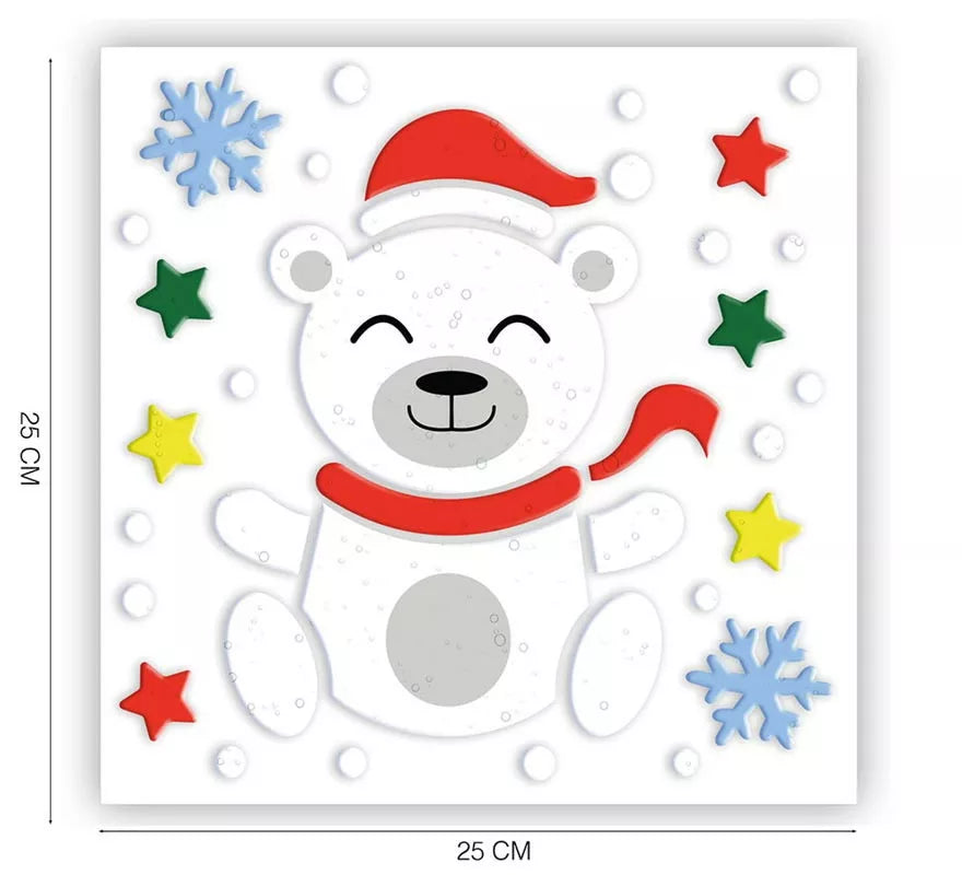 Translation missing: fr.Decoración en Gel de Oso Polar de 20x25 cm