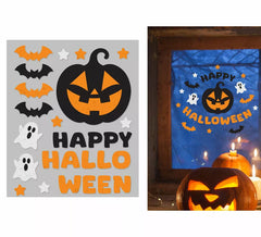 Décoration Gel Joyeux Halloween 25x30 cm