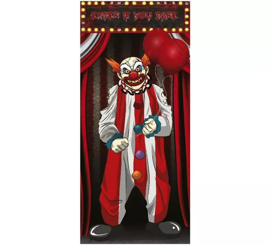 Translation missing: fr.Decoración para Puerta Circo Siniestro de 75x150 cm