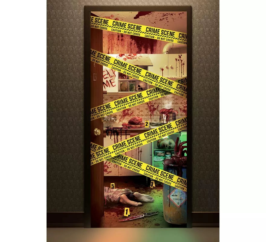 Translation missing: fr.Decoración para Puerta ''Crime Scene'' de 80x180 cm