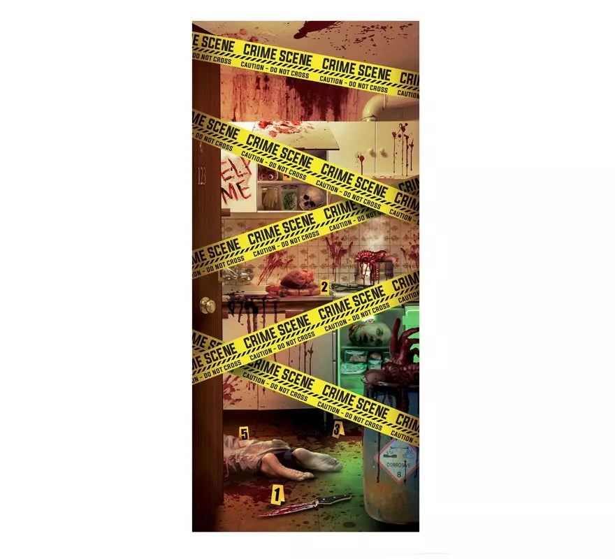 Translation missing: fr.Decoración para Puerta ''Crime Scene'' de 80x180 cm