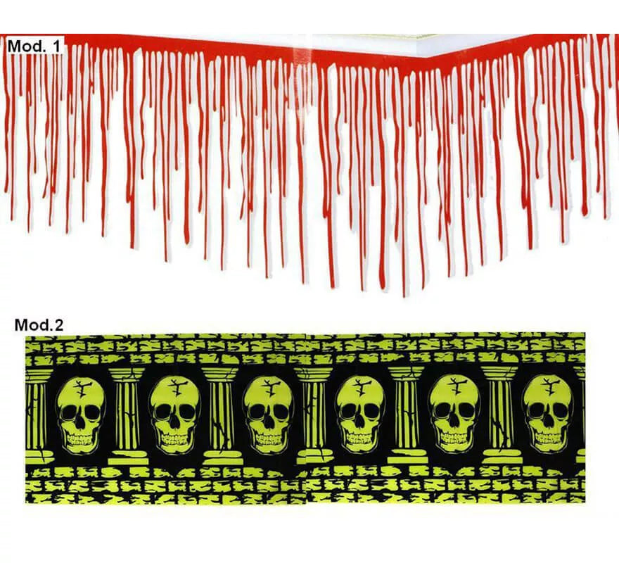 Translation missing: fr.Decoración pared de 7,62 m para Halloween 2 surtidos