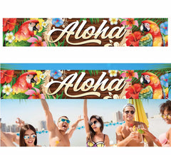 Décoration Summer Aloha en tissu 290x150 cm