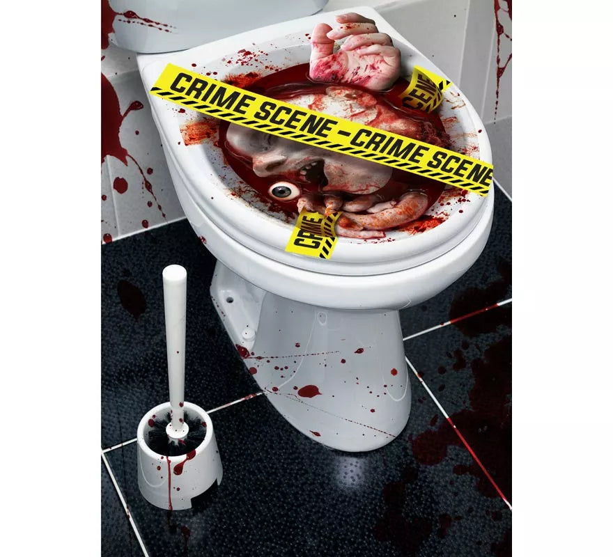 Translation missing: fr.Decoración W.C. ''Crime Scene'' de 30x40 cm
