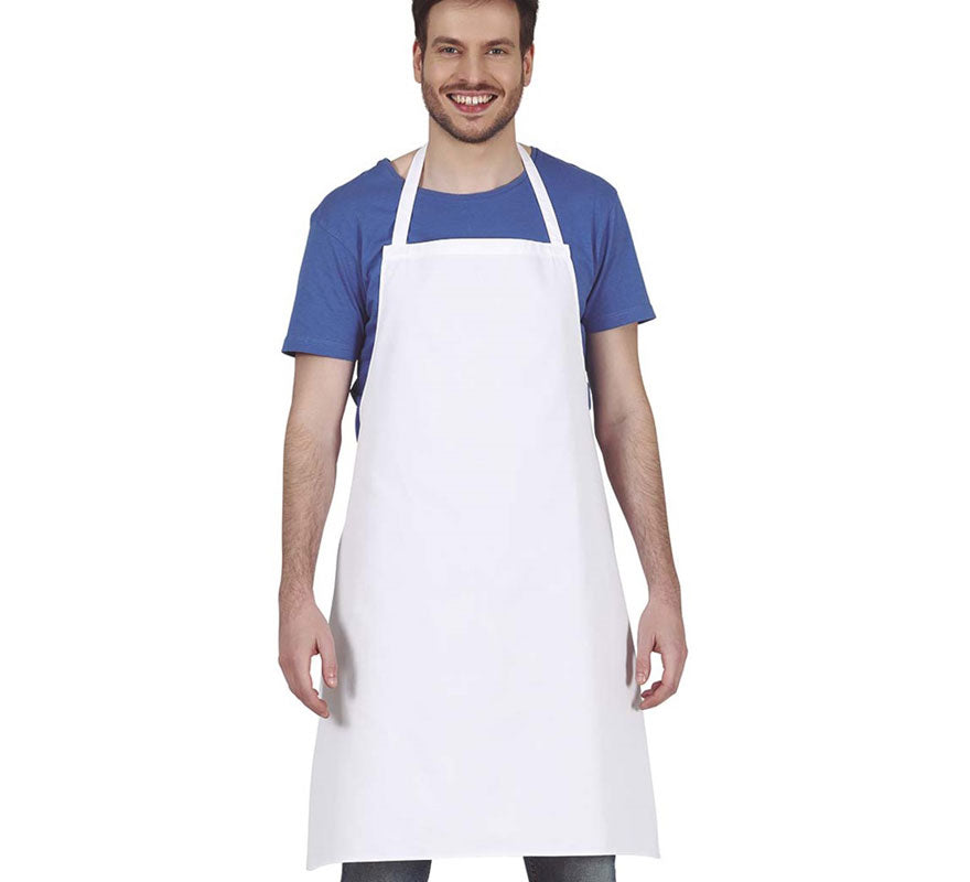 Delantal Blanco Cocinero Adulto