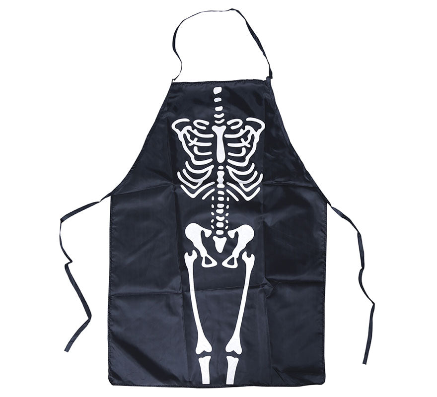 Delantal de Cocina con Estampado de Esqueleto