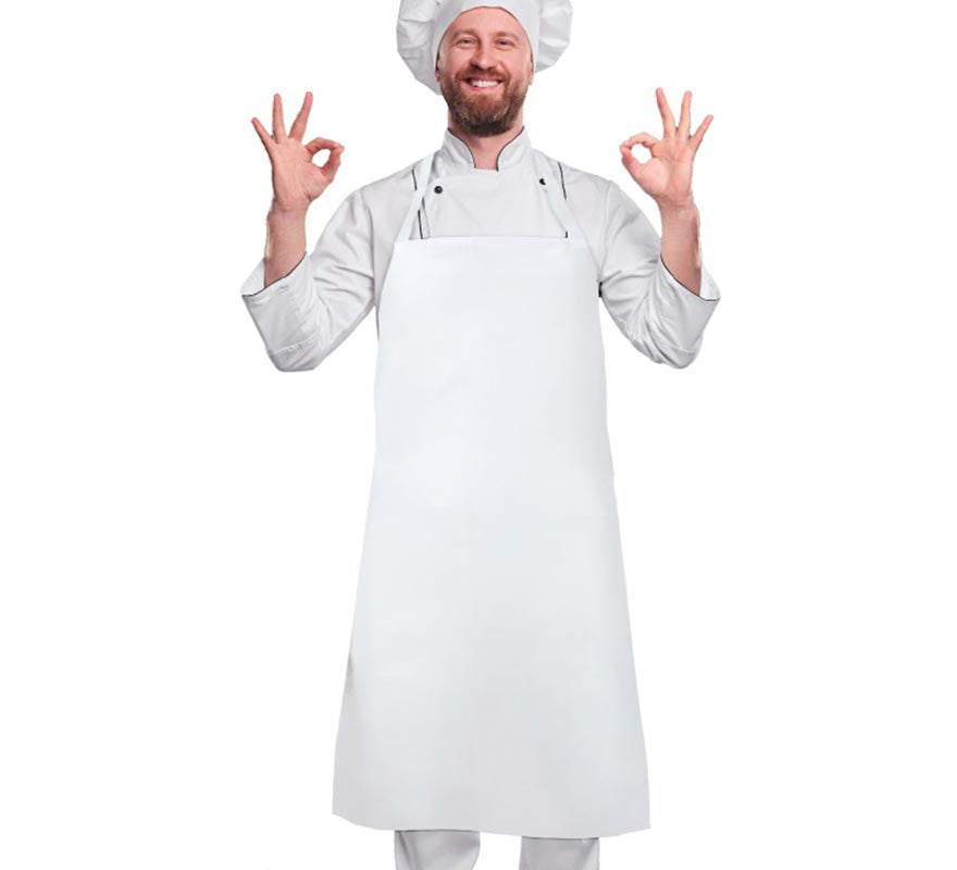 Translation missing: fr.Delantal de Cocinero blanco adulto