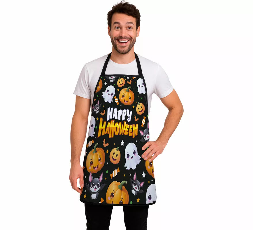 Translation missing: fr.Delantal Happy Halloween para adulto