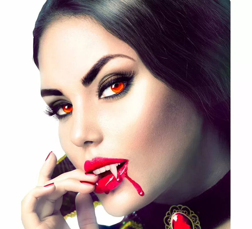 Translation missing: fr.Dentadura de Vampiro con 4 Capsulas de Sangre