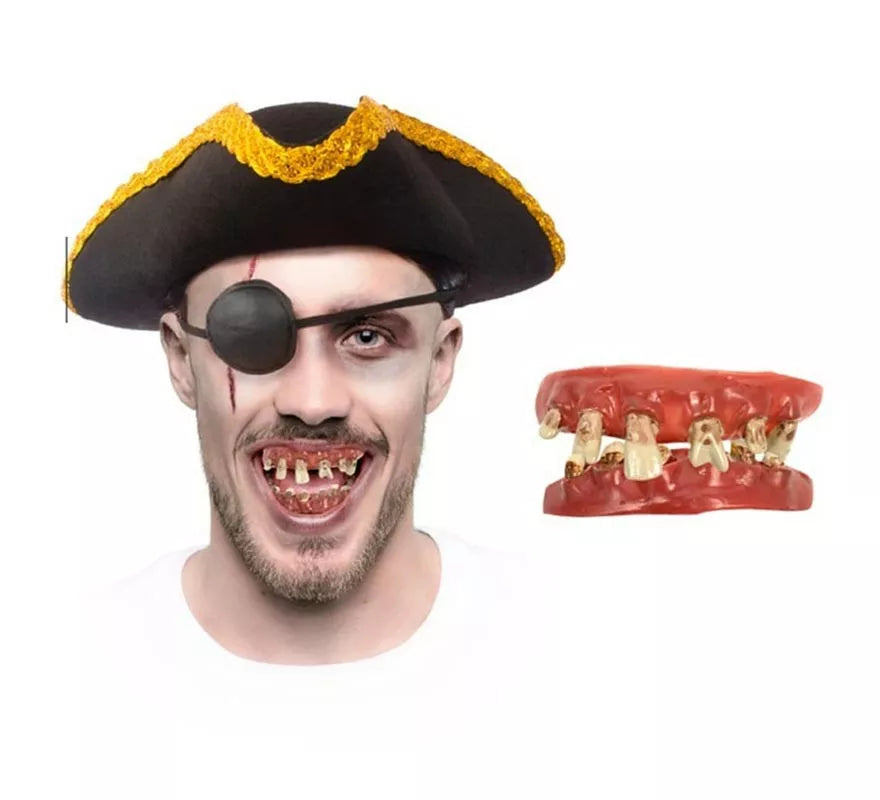 Translation missing: fr.Dentadura Doble FX Desgastada de pirata