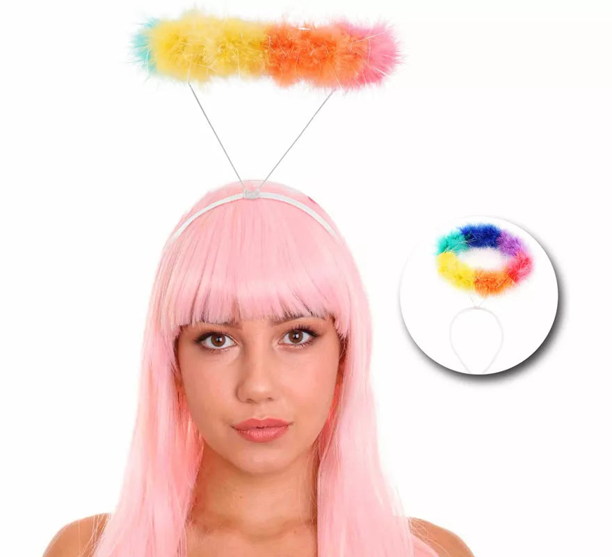 Diadema Aro Ángel multicolor