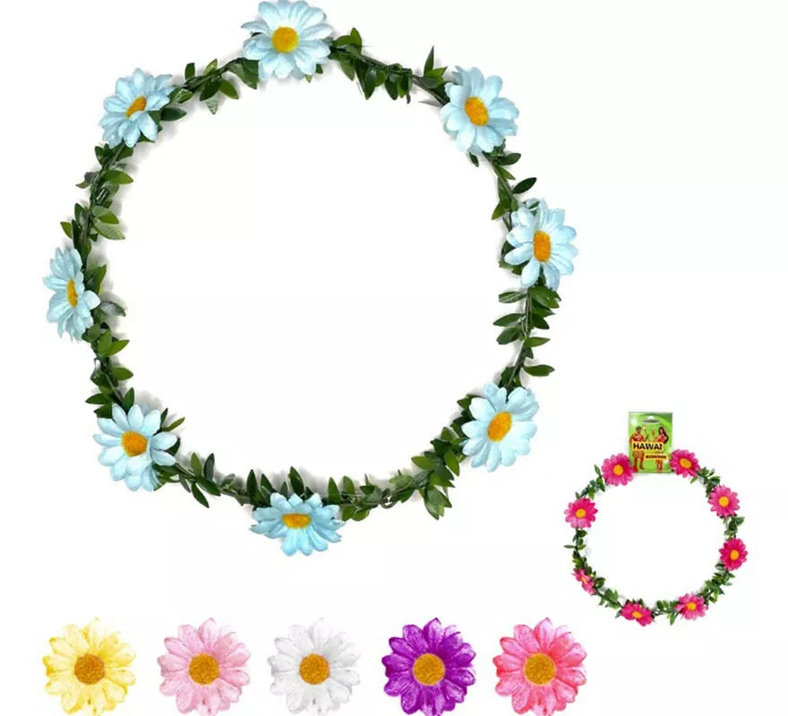 Translation missing: fr.Diadema Aro Margaritas de 18 cm de diámetro en colores surtidos