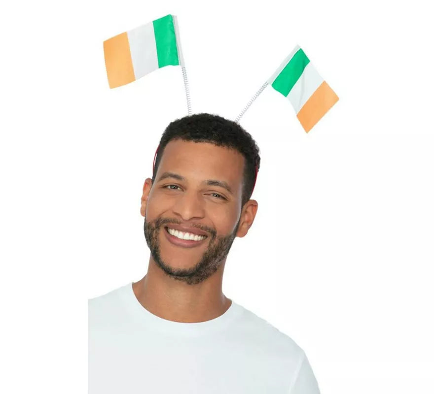 Translation missing: fr.Diadema Bopper con la Bandera del Día de San Patricio adulto