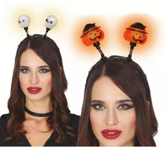 Diadema crâne ou de citrouille avec lumière Surtidas