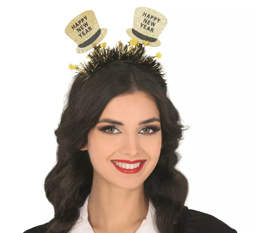 Translation missing: fr.Diadema con Gorros dorados Fin de Año
