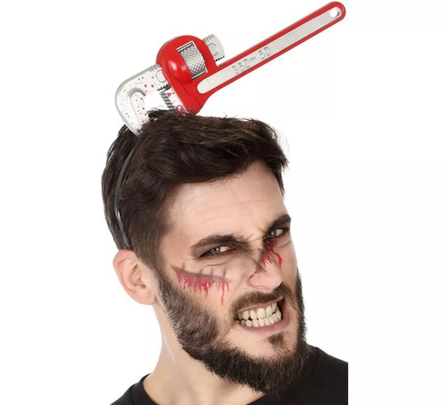 Translation missing: fr.Diadema con Llave Inglesa Roja 28 cm