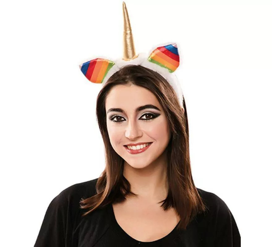 Translation missing: es.Diadema con Orejas y Cuerno de Unicornio