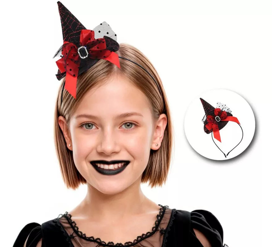 Translation missing: fr.Diadema con Sombrero de Bruja Infantil