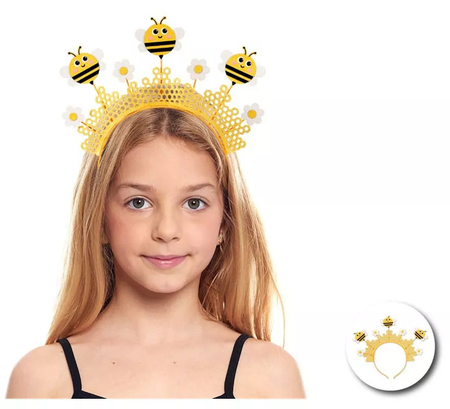 Translation missing: fr.Diadema de Abeja Primavera con panal infantil