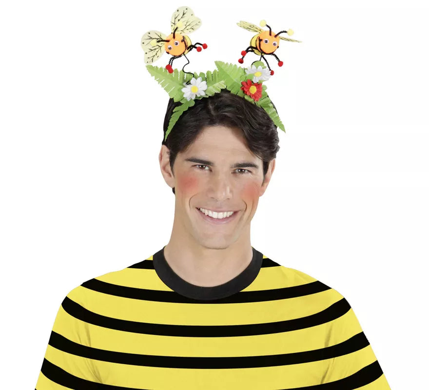 Translation missing: fr.Diadema de Abejas con Flores