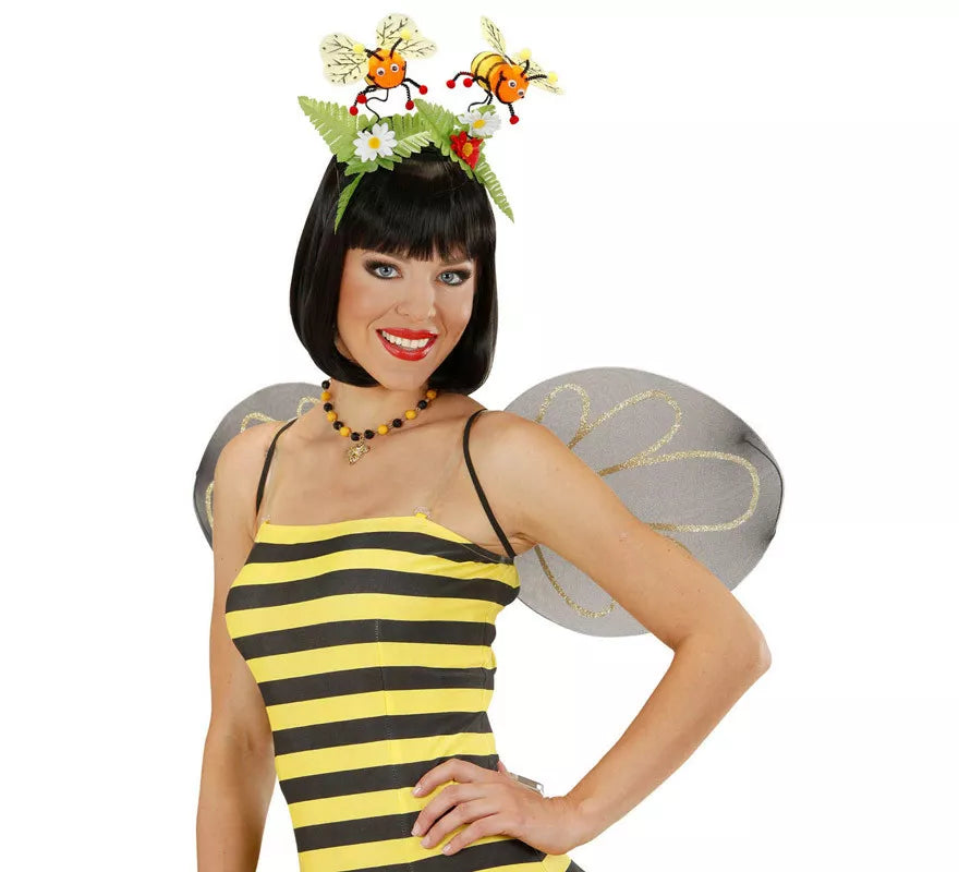 Translation missing: fr.Diadema de Abejas con Flores