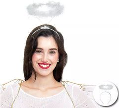 Bandeau ange avec halo blanc