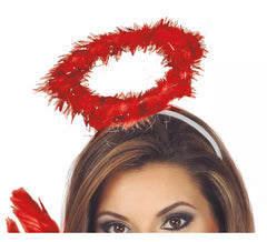 Bandeau Angel Halo avec halo rouge