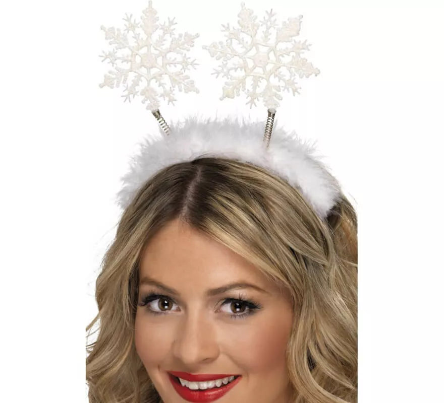 Translation missing: fr.Diadema de Antenas de Copos de Nieve con Marabú
