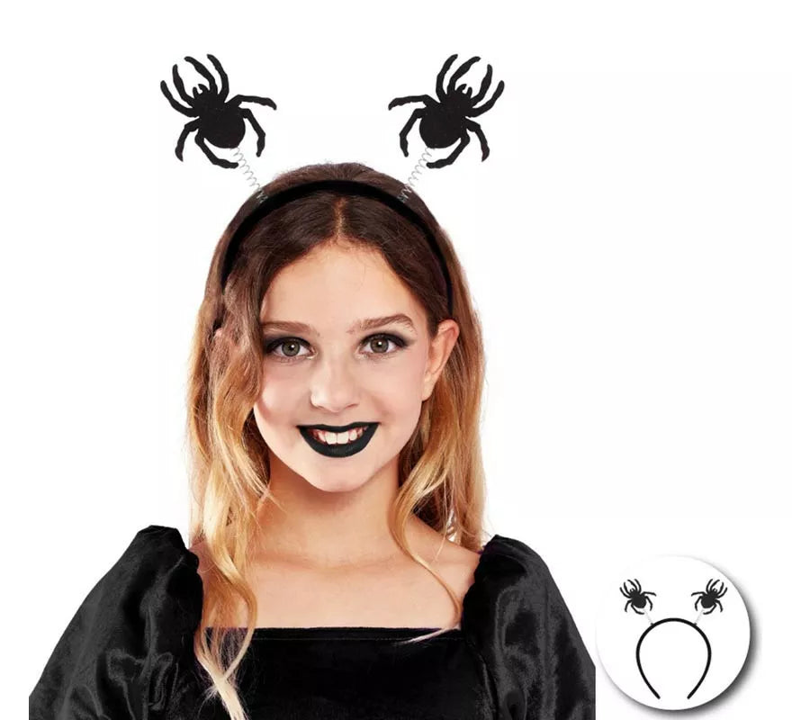 Translation missing: fr.Diadema de Araña negras infantil