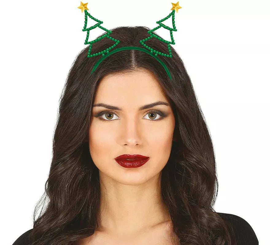 Translation missing: fr.Diadema de Árbol de Navidad de borde metálico