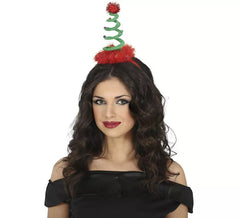 Bandeau d'arbre de Noël en spirale