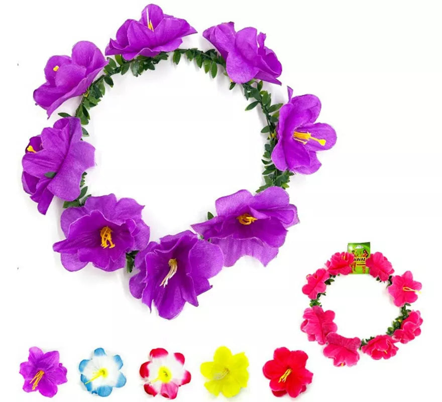 Translation missing: fr.Diadema de Aro Flor Grande de 18 cm de diámetro en colores surtidos