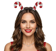 Bandeau Candy Cane avec Strass