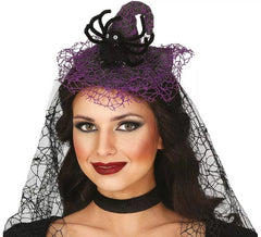 Bandeau de sorcière avec voile