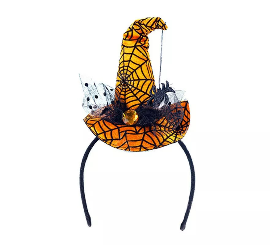 Translation missing: fr.Diadema de Bruja Spider naranja