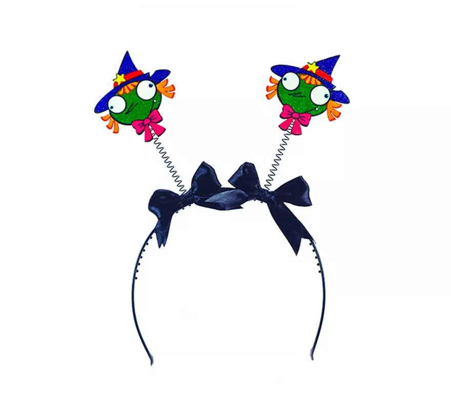 Translation missing: fr.Diadema de Brujas coloridas con lazos