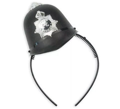 Bandeau de casque de police noir