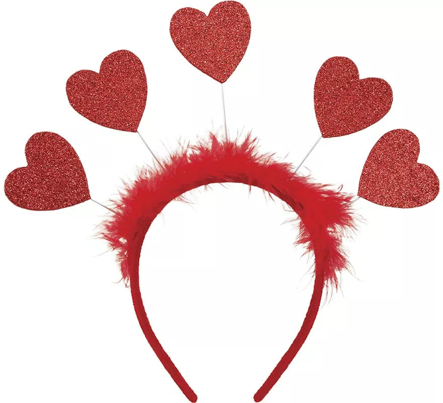 Translation missing: fr.Diadema de Corazones rojos