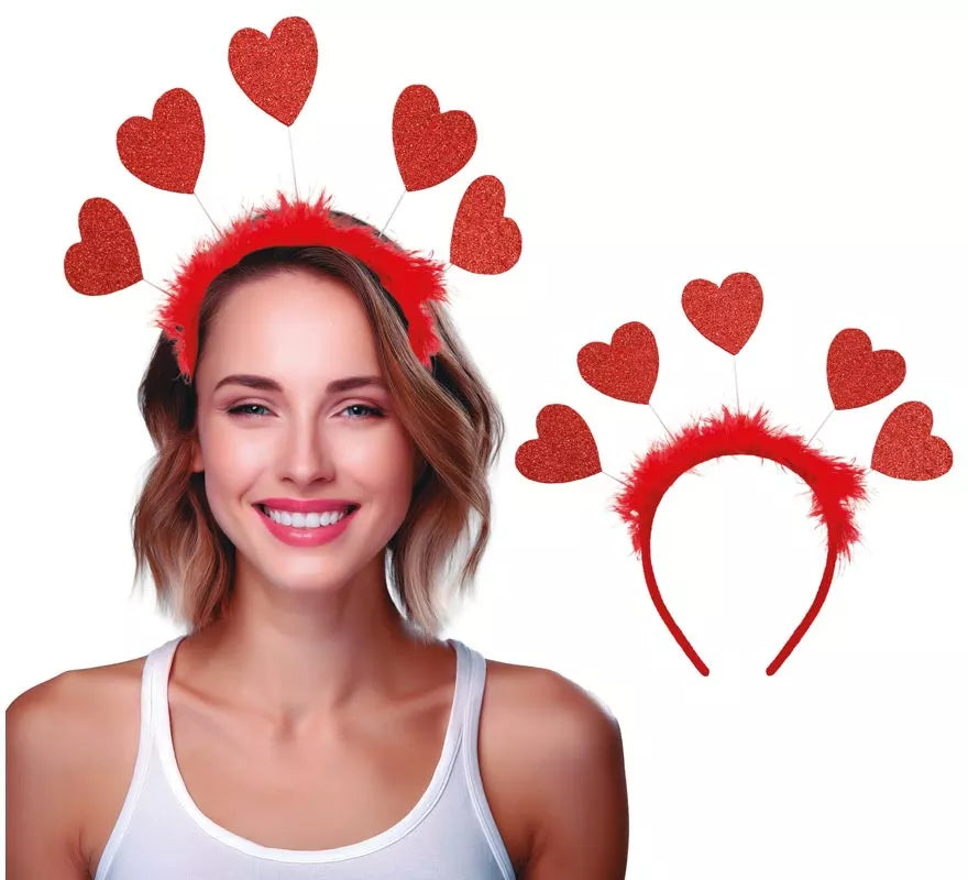 Translation missing: fr.Diadema de Corazones rojos