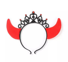 Bandeau couronne du diable avec cornes