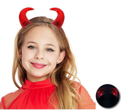 Bandeau Demon Horns avec lumière pour enfants