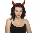 Diadema de Cuernos Rojos de Demonia