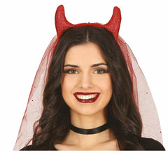Bandeau de diable gangrené avec voile