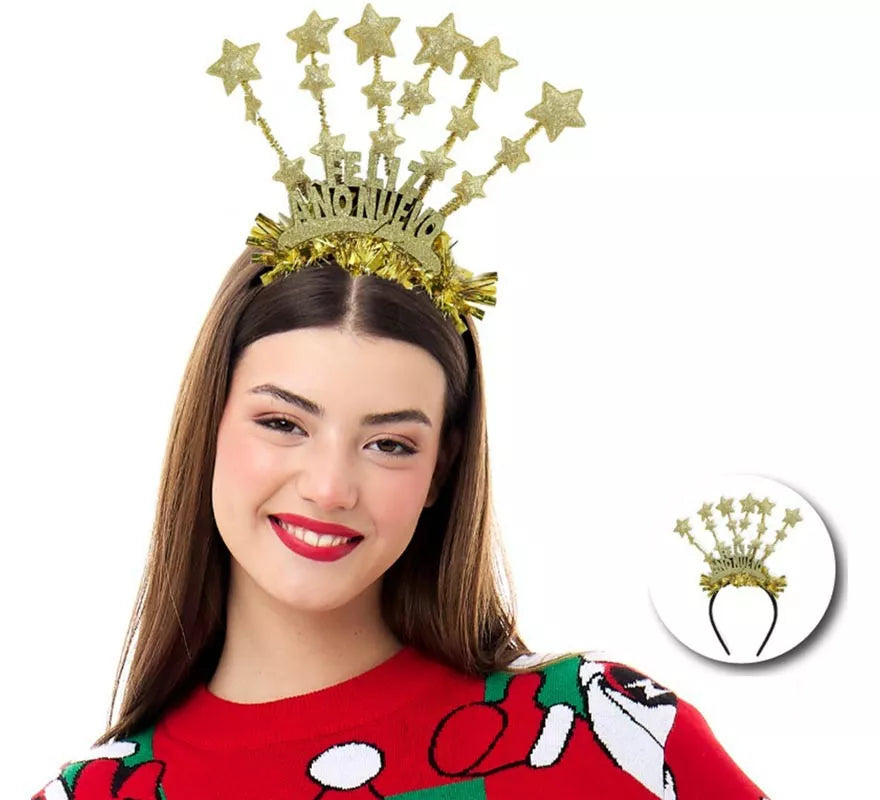 Translation missing: fr.Diadema de Feliz Año Nuevo con estrellas